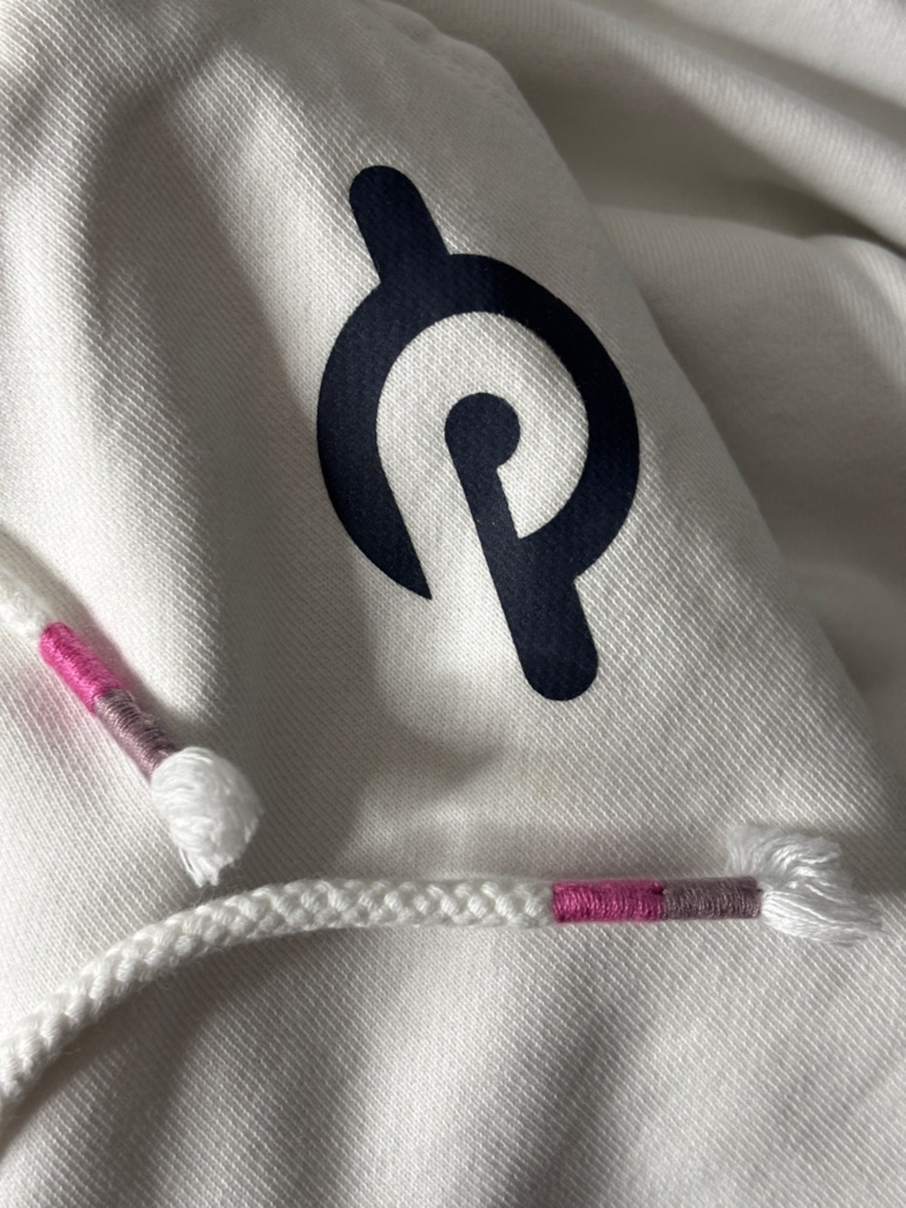 Peloton Ombre Joggers | White Pink & Purple Dip Dye Sweatpants | Cotton Lounge - Picture 6 of 7